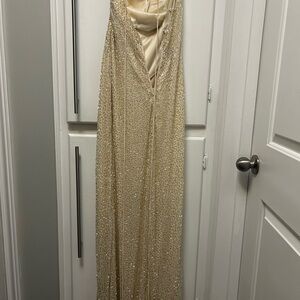 Gold Beaded Primavera Gown